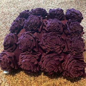 Deep purple  decorative pillow